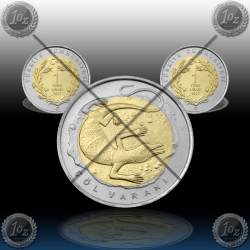 TURČIJA 1 Lira 2015 "DESERT MONITOR - VARAN" UNC